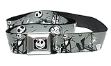 Walt Disney Seatbelt Belt - Nightmare Before Christmas - Skellington & Sally
