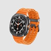 Samsung Galaxy Watch Ultra (2025) 47 mm Titanium Casing &ndash; Gray &ndash; Rugged &amp; Reliable, Dual‑Band GPS, 100‑Hour Battery, Running Coach &amp; Energy Score [US Version] (Renewed)