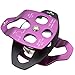 Fusion Climb Secura Double Aluminum Side Swing Pulley Purple