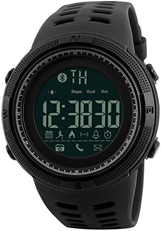 MODIWEN Smart Sports Men Digital Watches, Fashion Bluetooth Calorie Pedometer Chronograph Outdoor 6 Bar waterproof Wristwatch