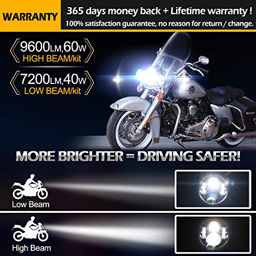 image for LI LEAD DOT H4 7'' Multi-color Halo Headlight & RGB Halo Passing Light