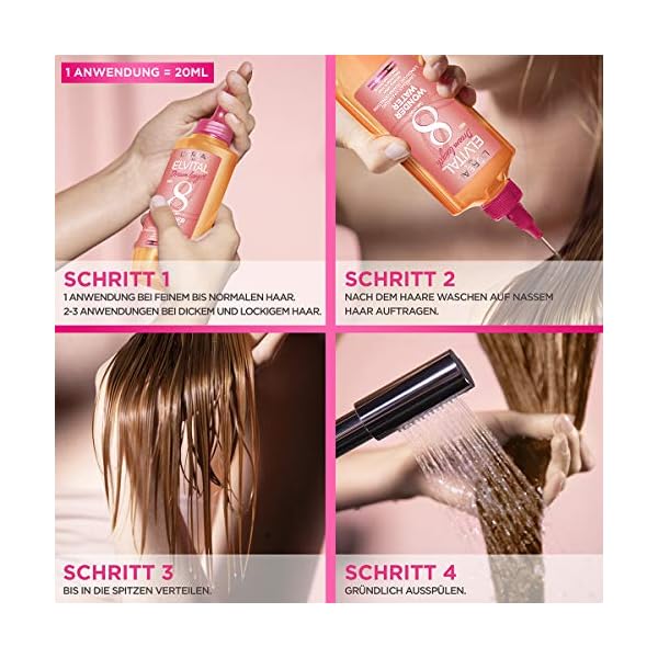 LOreal-Paris-Elvital-Hair-Treatment-for-Smooth-Hair-No-Silicone-No-Reaction-Time-to-Rinse-Dream-Length-8-Seconds-Wonder-Water-Lamellar-Hair-Fluid-1-x-200-ml L'Oréal Paris Elvital Hair Treatment for Smooth Hair, No Silicone, No Reaction Time to Rinse, Dream Length 8 Seconds…