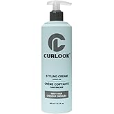 CURLOOK Wavy Hair Styling Cream | Silicone Free - 400ml - Transforms hair into soft, flexible and defined waves
