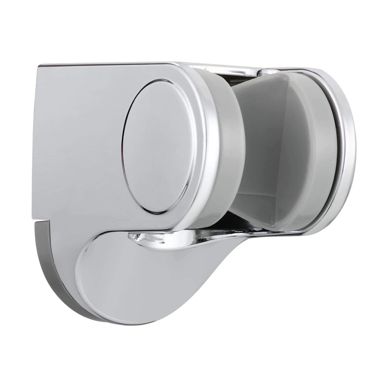 Tecmolog ST01 Adjustable Plastic Wall Shower Rail Holder for Shower Head Chrome