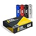 E3L Super Bright Mini Aluminum Flashlight with 9 LED Beads inside, Pack of 4 Mini Flashlights