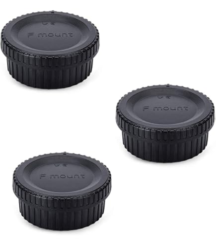 Rear Lens Cap Cover Compatible for Nikon AF, AF-S, SLR, DSLR Camera Lens, [4 Pack] Nikon D5100 D750 D350 D80 D7000 D850 D810 D800 D750 D3500 D3400 D3300 D32000 D310 0 D5600