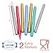 Eparé Wine Glass Markers - 7 pack - Erasable Metallic Ink Pen to Write Custom Charms on Drink