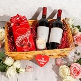 Green Leaves Honey Wicker Basket Kit Gift Hamper Red Packaging view 3