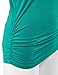 Made By Johnny MBJ WT822 Womens 3/4 Sleeve with Drape Top XXL Jade
