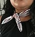 b.m.c BMC 12pc Womens Silky Scarf Square Patterns & Colors Accessory Set - Floral