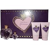 Vera Wang Princess By Vera Wang 4 Piece Set: 1.7oz EDT Spray+2.5 Oz Satiny Body Lotion+ 2.5 Oz Foamy Body Polish+ 0.13 Oz/4ml Parfum