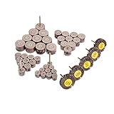 Sanding Sandpaper Flap Wheels Polish Disc Shaft Abrasive Rotary Kit For Dremel