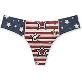 Poetesant Heart Thong Pack for Women Red Hearts G-String Panties Seamless Low Waist Underwear for Valentine's Day