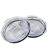 Spill Proof Lid for Yeti,JungleArrow Set of 2 Yeti 20 oz Tumbler Lid Splash Resistant with Slider Closure for Yeti Rambler and RTIC Tumblers(Tumbler Not Included)