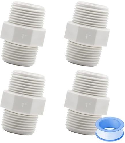 Nipplo In PVC Thrifco 6620055 – 1 Pollice X 5 Pollici, SCH 80, Per Impianti Idraulici