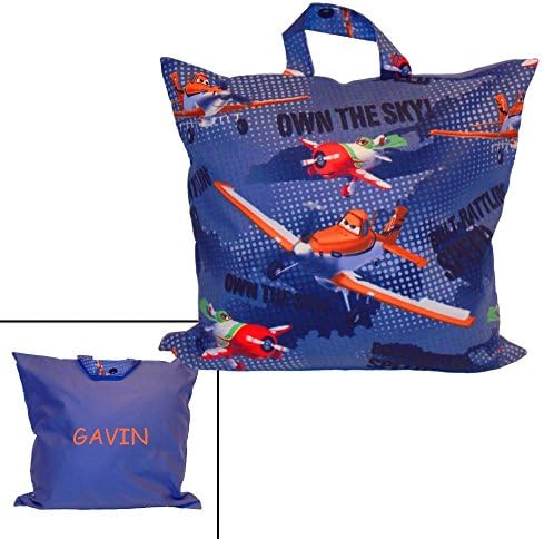 Pillow for Little Boys - Personalized - Made From Disney Planes Dusty Fabric - Kids Preschoolers