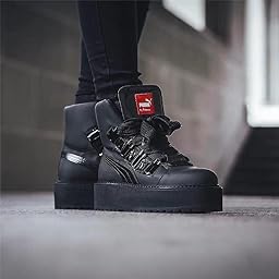 puma fenty boots black