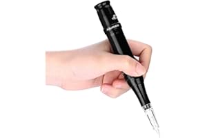 Permanent Tattoo Pen Kit with Needles Cartridges Portable 35000 rpm Motor Rotary Tattoo Machine for Eyebrow Eyeliner Lip Line