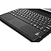 Sony Xperia Z4 Tablet keyboard case, COOPER TOUCHPAD EXECUTIVE 2-in-1 Wireless Bluetooth Keyboard Mouse Leather Travel Cases Cover Holder Folio Portfolio + Stand LTE WiFi (Black)