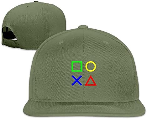 Playstation Joypad Cotton Caps Snapback Hip Hop Graphic Flat Bill Baseball Hats