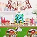 Barnyard Farm Animals Birthday Party Supplies 142 Piece Kit, Paper Plates, Paper Cups, Napkins, Cutlery, Table Cover and Birthday Banner