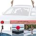 Car Reindeer Antlers and Nose - 3 Pcs Easy to Install and Remove Kit - Fun Christmas Car Decoration