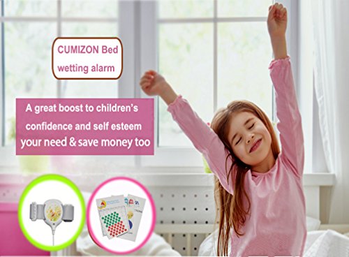 Bedwetting Alarm for Kids Girls & Boys - CUMIZON Potty Training Nocturnal Enuresis Alarm with Loud Sound and Strong Vibration for Deep Sleepers