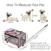 Bonnlo Cat Puppy Pet Wheels Rolling Carrier Stroller - 20