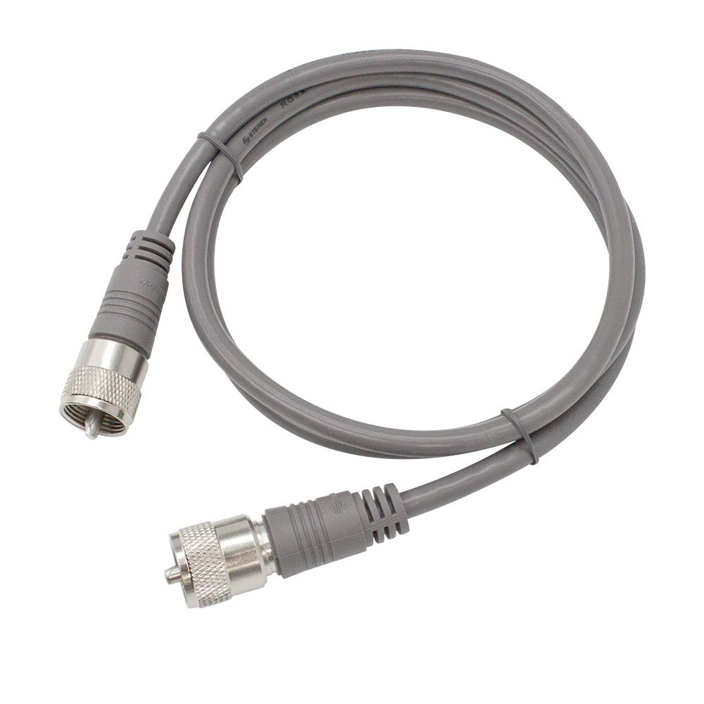 Coax Cable - Coaxial Cable Connector - Antenna Cable - Gray - RG8X Coax Cable Connector - RG8X Coaxial Cable 75 Feet - UHF Antenna Cable - Male to Male Cable - 22.8 Meters - STEREN 205-775GY: Industrial & Scientific