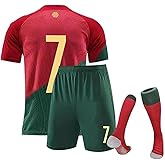 HOMPAY Football Jersey, jersey 2022 Soccer Jersey, T-Shirt Boys Kids Youth Jersey Socks Soccer Shirt Kit Set