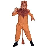 Rubies The Wizard of Oz: Cowardly Lion Costume for Kids, Boy's Large