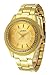 Vavna Men's Luxury Simple Casual Quartz Gold Plated Stainless Steel Watches for Men