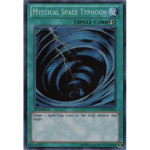 Yu-Gi-Oh! - Mystical Space Typhoon (LCYW-EN062) - Legendary Collection 3: Yugi's World - Unlimited Edition - Secret Rare