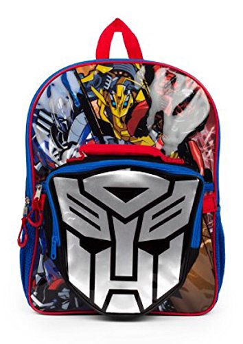 transformer backpack and lunchbox