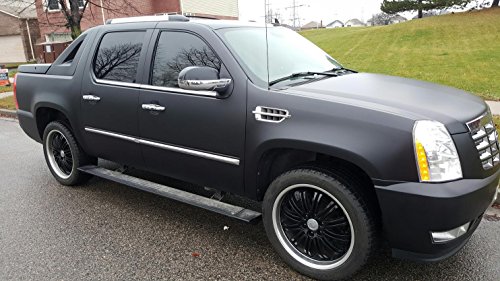 Black Matte Cast Decal Automotive Use Bubble and Air-Free Car Wrap Vinyl Large Roll 3MIL-VViViD8 (50ft x 5ft)