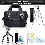 Essential Accessory Kit For Canon SX40 HS, SX30 IS, G1 X, G1X, SX520 HS, SX530 HS, SX540 HS, SX50 HS, SX60 HS, Powershot G15, Canon Powershot G16, G3 X Digital Camera Includes 50 Tripod + Case + More