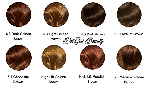 3 Xadvance Techniques Professonal Hair Colour Dye Medium Brown