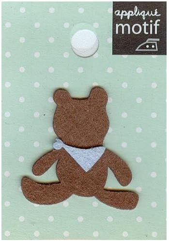 Teddy Bear Design Small Iron-on Applique (Patch Size:1.5"x1.5") (Special Buy 1 get 1 Free)