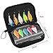 PLUSINNO 10pcs Fishing Lures Jerkbait Minnow Bass Crankbait Kit with Portable Carry Bag, Topwater Popper Lure with Treble Hook Life-like Swimbait Lure for Bass Trout Walleye Redfish