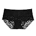 Eve's temptation Janice Everyday Panties Floral Lace Sliming Brief Sexy Lingerie Underwear for Women - Black Floral Pattern- XX-Large