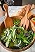 Ironwood Gourmet Farmhouse Utensil Set, 1.75 x 2.75 x 10 inches, Large Tulip Salad Bowl