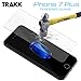 TRAKK Tempered Glass iPhone 7 Plus 6S Plus 6 Plus Rounded Edge Pro Screen Protector Anti Glare, Anti Fingerprint, Shatterproof, Anti-Scratch, No Bubbles for iPhone 7 Plus 5.5