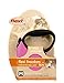 FLEXI Freedom Soft Grip Retractable Cord Dog Leash, Medium, 16-Feet Long, Supports up to 44-Pound, Pink/Black