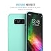 Maxboost mSnap Galaxy s8 Case [Perfect Fit] [Turquoise] EXTREME Smooth Surface with Anti-Slip Matte Coating for Excellent Grip Thin Hard Protective PC Covers for Samsung Galaxy s8 2017