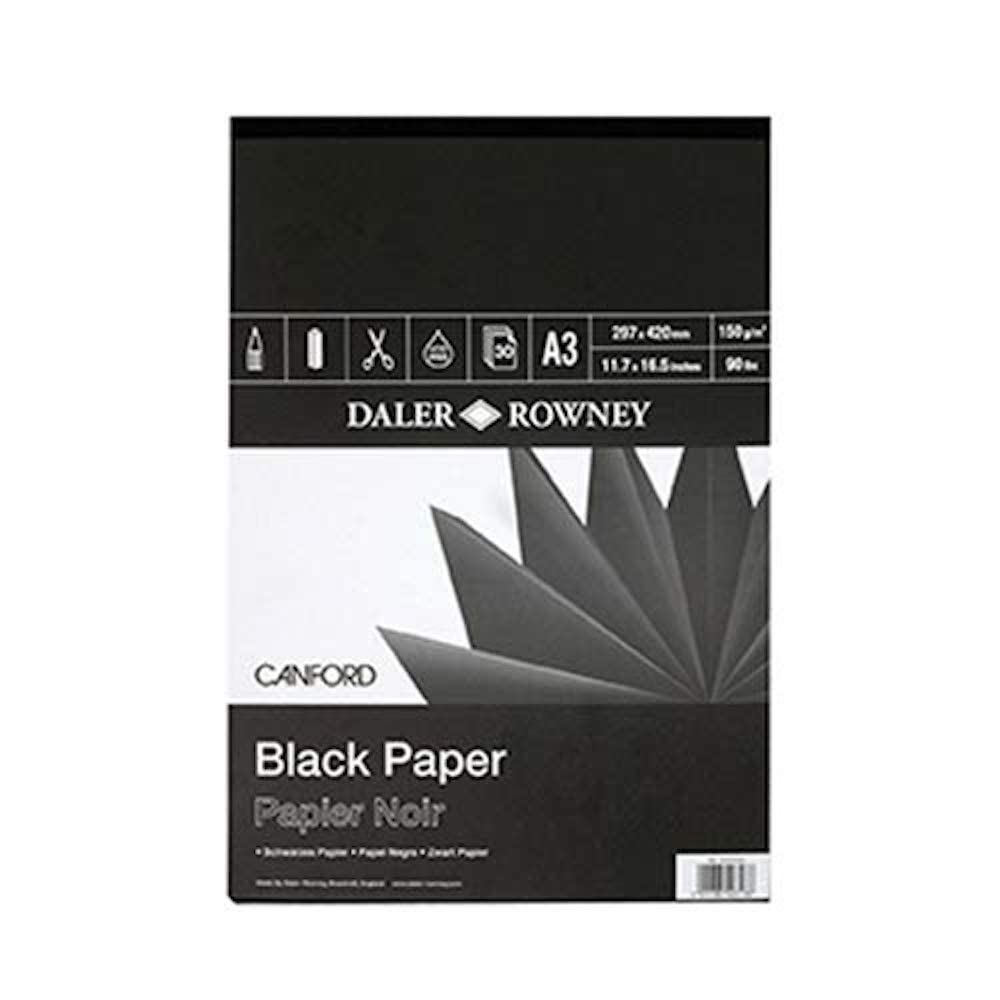 DR Canford Black Pad - A4, GDACBPA4
