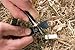 Survival Hax 6” Fire Starter Flint with Waterproof Tinder Holder and Whistle