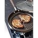 Anolon Advanced Hard Anodized Nonstick Round Grill Pan / Griddle Pan with Lid - 11 Inch, Bronze
