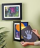 Easy Change Artwork Frame - Black - Fits 8.5" x 11" Artwork. Frame Measures 13.5" x 11" x 1 3/4"