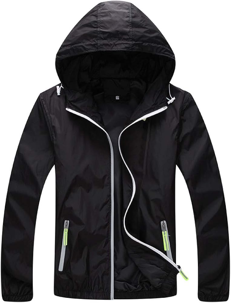 Dünne reflektierende Jacke für Damen, ultraleicht, wasserdicht