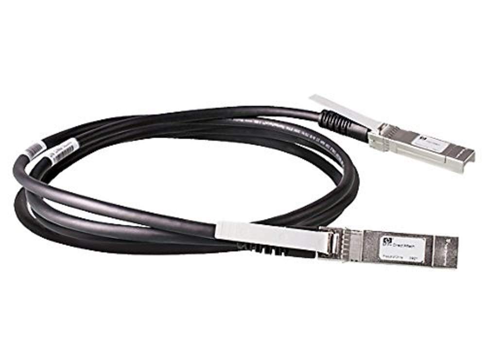 Hewlett Packard Enterprise Aruba Hpe Direct Attach Copper Cable - Câble D'Attache Directe 10Gbase - Sfp+ (M) pour Sfp+ (M) - 3 M - Twinaxial - Passif - pour Hpe 2930F 24G, 2930F 48G, 2930M 24, 8320, 8325-48Y8C Noir
